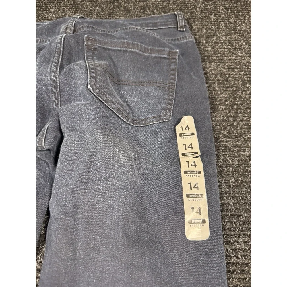 The Children's Place Girls Size 14 Skinny Stretch Jeans Dark Wash Denim